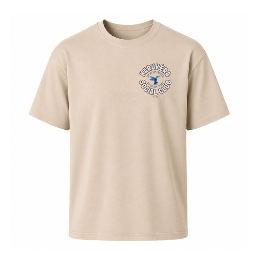 T-shirt beige KARUKERA SOCIAL CLUB - PAWOL