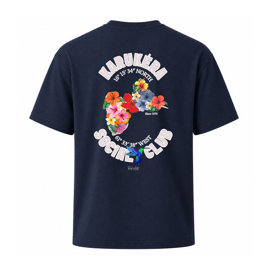 T-shirt navy KARUKERA SOCIAL CLUB - PAWOL