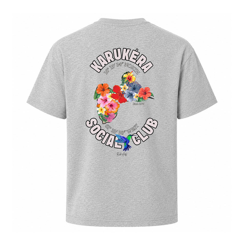 T-shirt gris KARUKERA SOCIAL CLUB - PAWOL