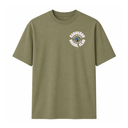 T-shirt kaki KARUKERA SOCIAL CLUB - PAWOL