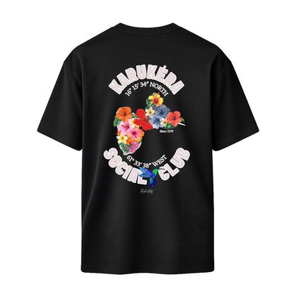 T-shirt noir KARUKERA SOCIAL CLUB - PAWOL