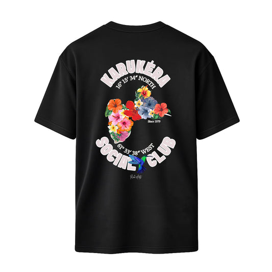 T-shirt noir KARUKERA SOCIAL CLUB - PAWOL