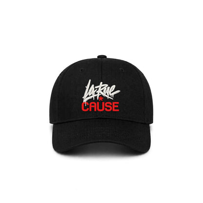 Casquette noir brodée LA RUE CAUSE - KARLITO