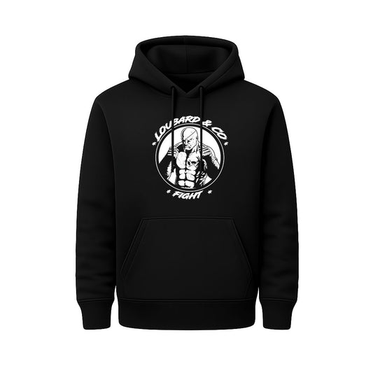 Sweat Capuche noir FIGHT - LOUBARD & CO