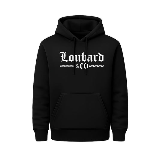 Sweat Capuche noir GOTHIQUE - LOUBARD & CO