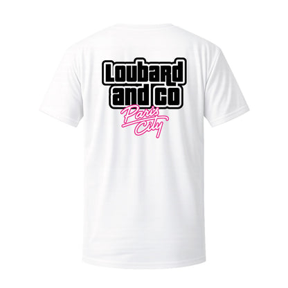 T-shirt blanc LOUBARD PARIS CITY - LOUBARD & CO