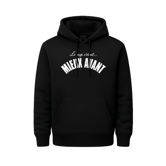 Sweat Capuche noir THE INFAMOUS RAP - LRCMA