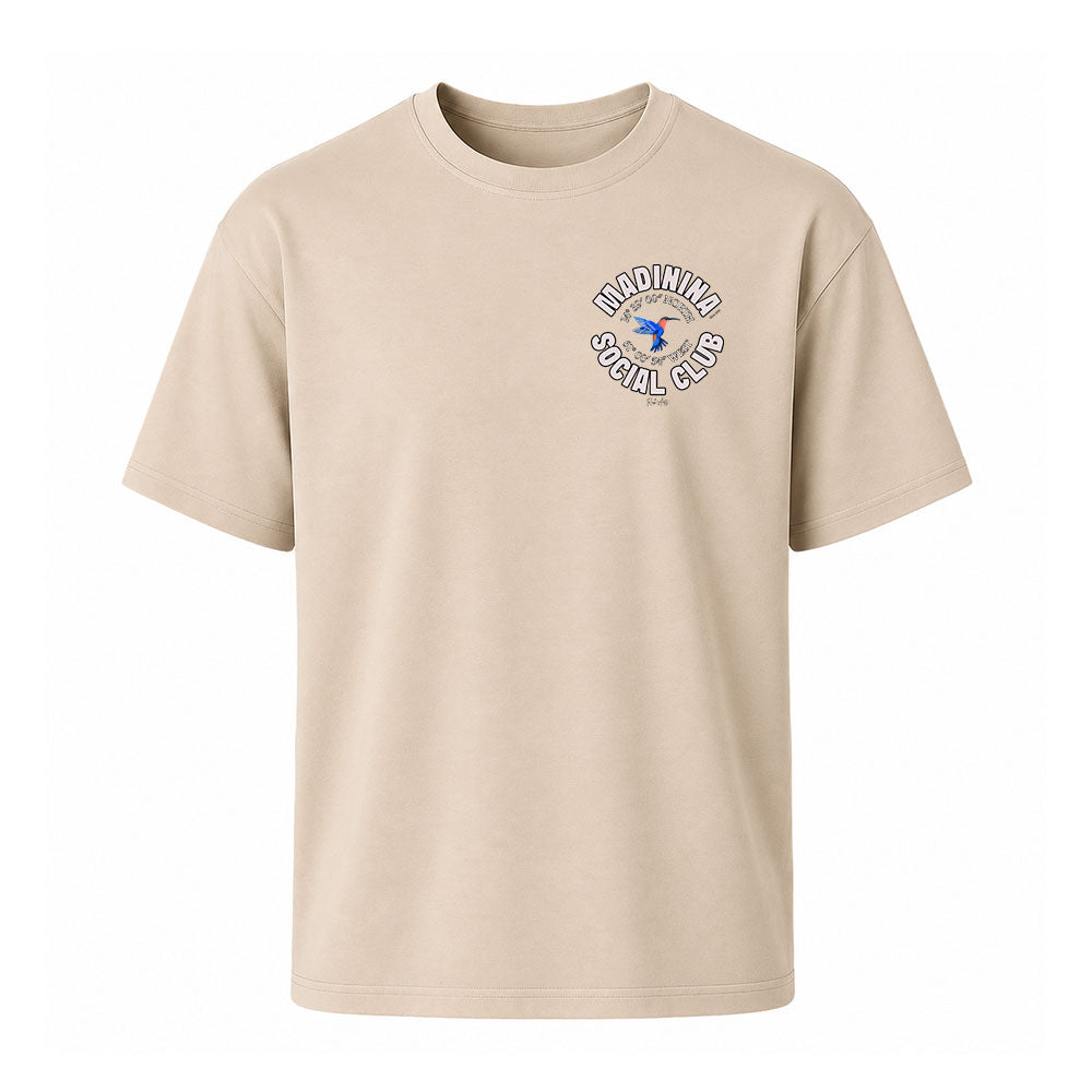 T-shirt beige MADININA SOCIAL CLUB - PAWOL