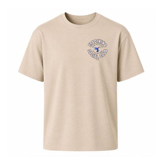 T-shirt beige MADININA SOCIAL CLUB - PAWOL