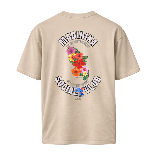 T-shirt beige MADININA SOCIAL CLUB - PAWOL