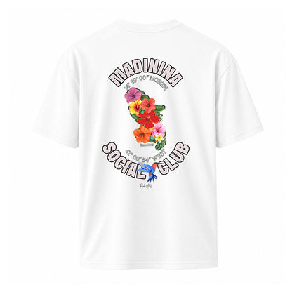 T-shirt blanc MADININA SOCIAL CLUB - PAWOL