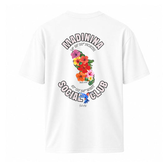 T-shirt blanc MADININA SOCIAL CLUB - PAWOL