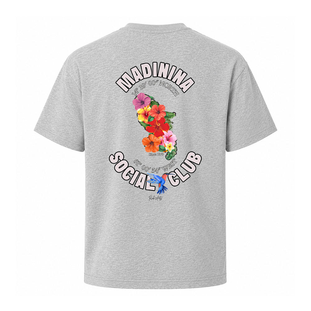 T-shirt gris MADININA SOCIAL CLUB - PAWOL