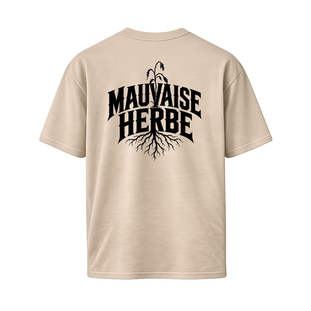 T-shirt beige OG - MAUVAISE HERBE