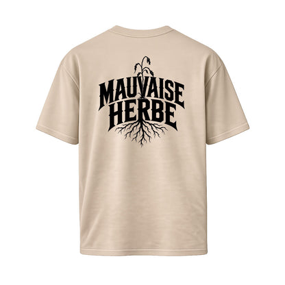 T-shirt beige OG - MAUVAISE HERBE
