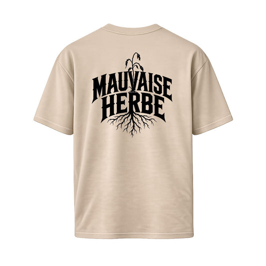 T-shirt beige OG - MAUVAISE HERBE