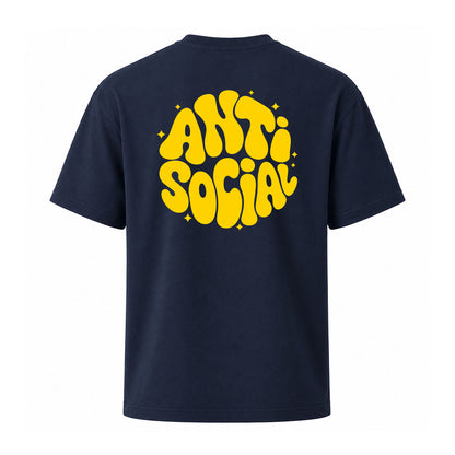 T-shirt navy ANTICOCIAL - ANTISOCIAL