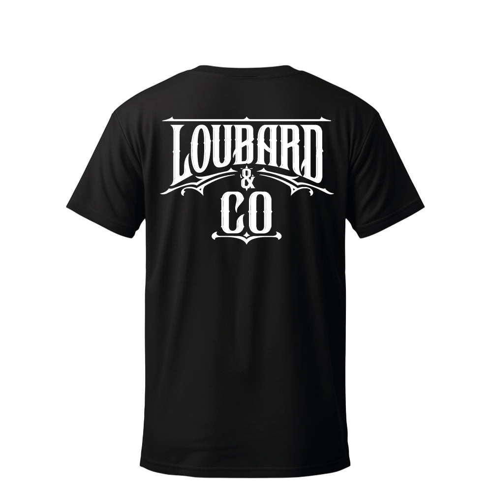 T-shirt noir LOW RIDER - LOUBARD & CO