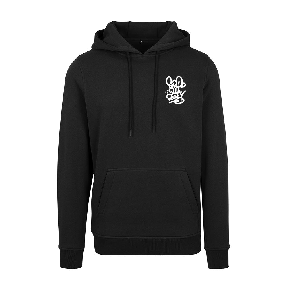 Sweat Capuche noir TAG - SIROP DE LA RUE
