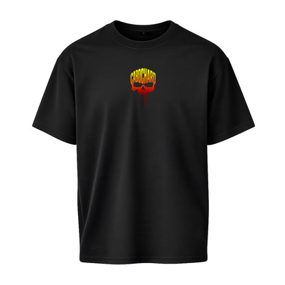 T-shirt noir SKULL Fire - CABOCHARD