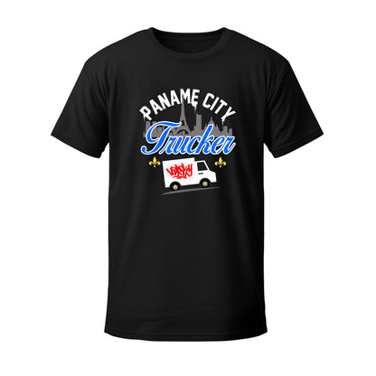T-shirt noir PANAME CITY TRUCKER - VAPSKY