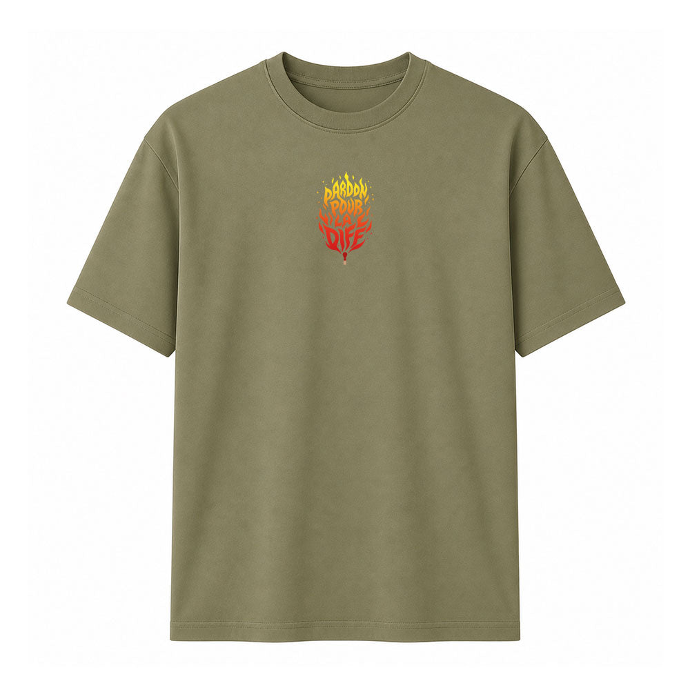 T-shirt kaki PPLD - FAIS LA DIFF