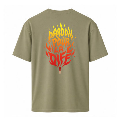 T-shirt kaki PPLD - FAIS LA DIFF