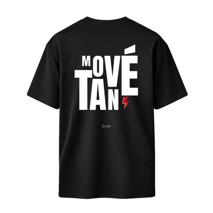 T-shirt noir MOVE TAN RICHARTS - PAWOL