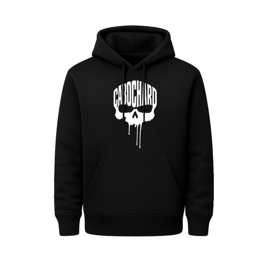 Sweat Capuche noir SKULL - CABOCHARD