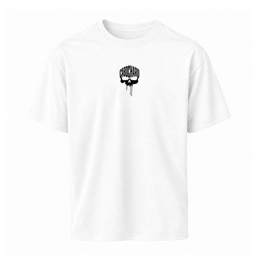 T-shirt blanc SKULL - CABOCHARD
