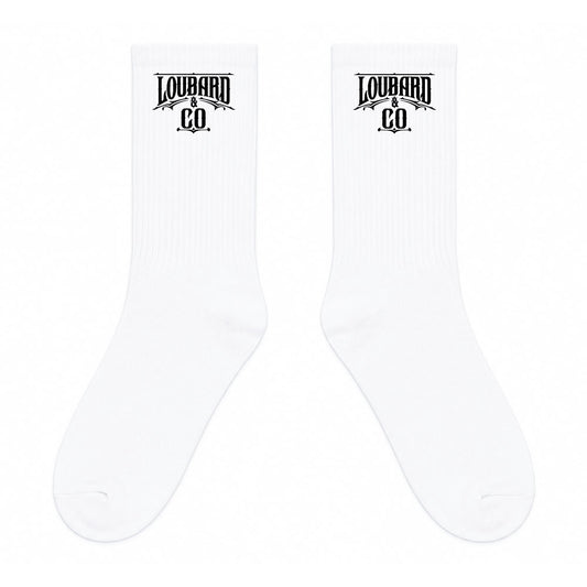 Chaussettes blanches LOW RIDER - LOUBARD & CO
