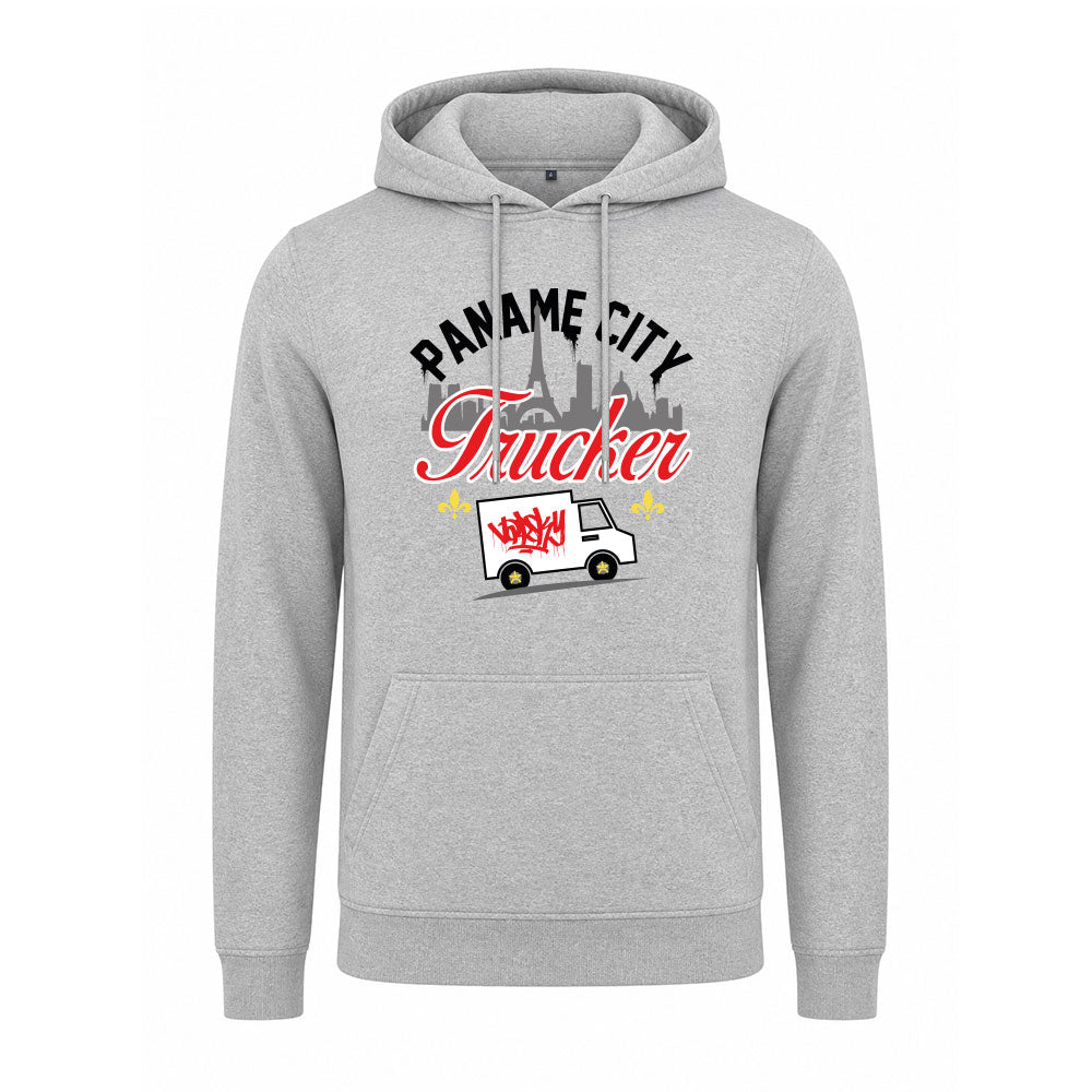 Sweat Capuche gris PANAME CITY TRUCKER - VAPSKY