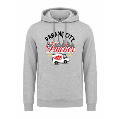 Sweat Capuche gris PANAME CITY TRUCKER - VAPSKY