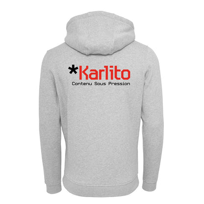 Sweat Capuche gris KARLITO - KARLITO
