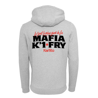 Sweat Capuche gris SECRET - KARLITO