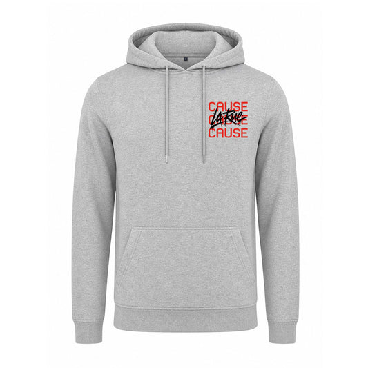 Sweat Capuche gris LA RUE CAUSE - KARLITO