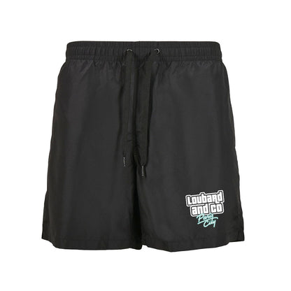 Short de bain noir LOUBARD PARIS CITY - LOUBARD & CO