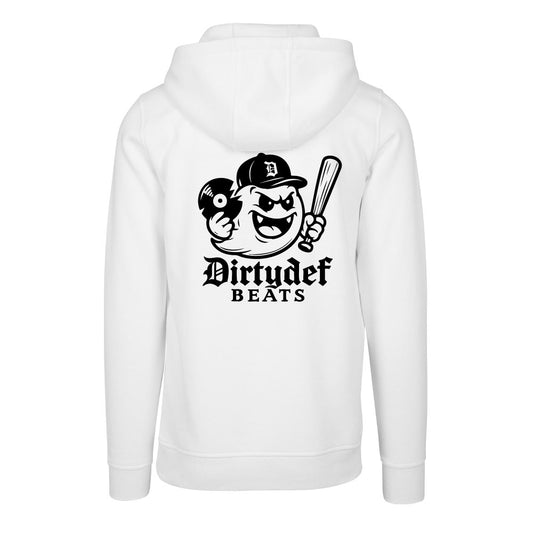 Sweat Capuche blanc BEATS - DIRTYDEF