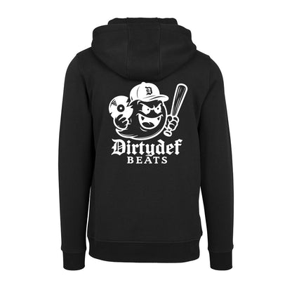 Sweat Capuche noir BEATS - DIRTYDEF