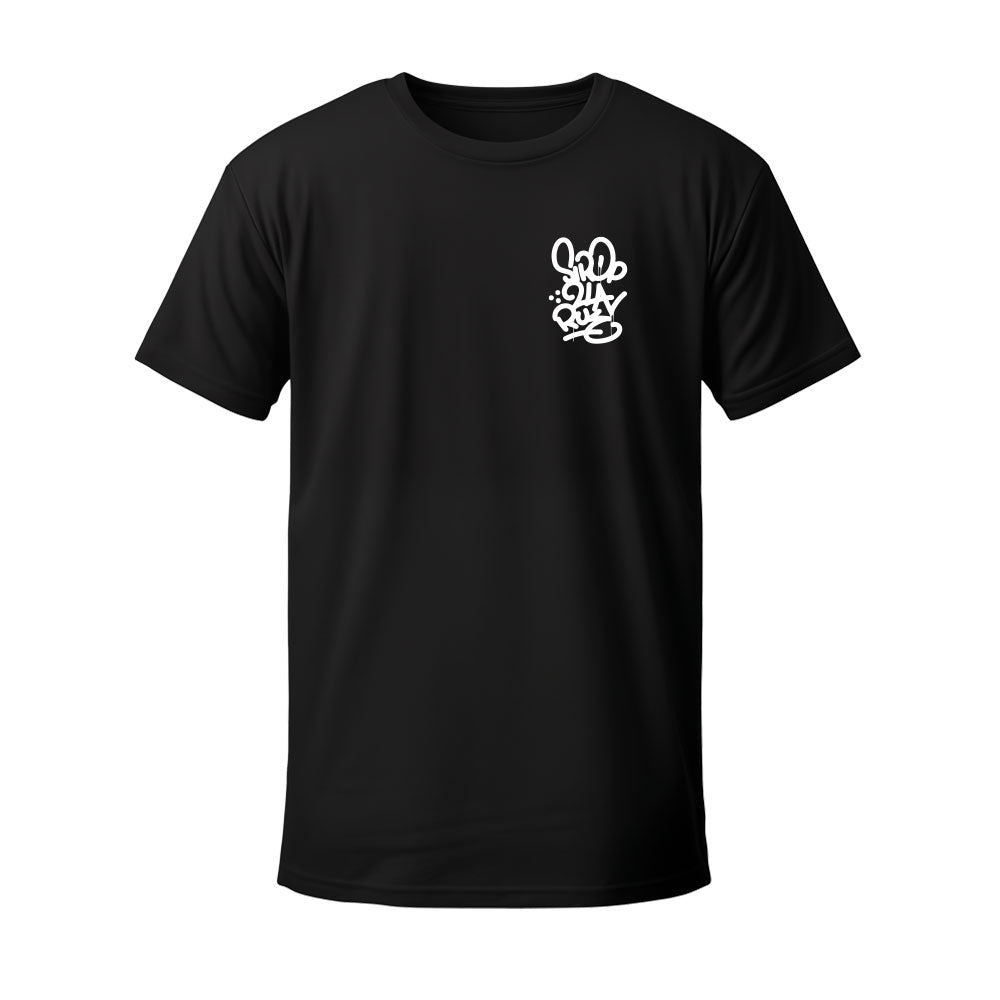 T-shirt noir TAG - SIROP DE LA RUE