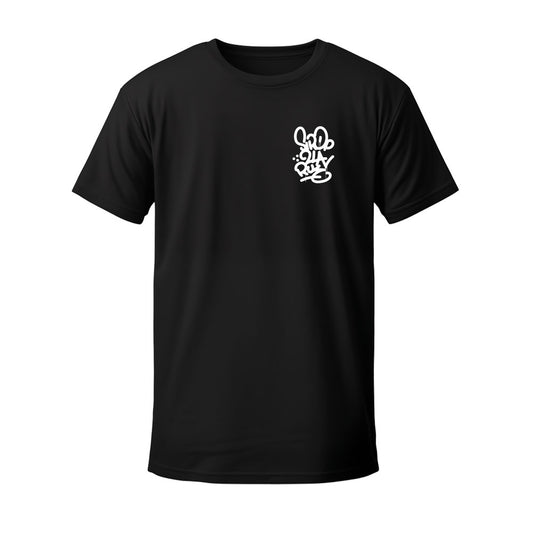 T-shirt noir TAG - SIROP DE LA RUE