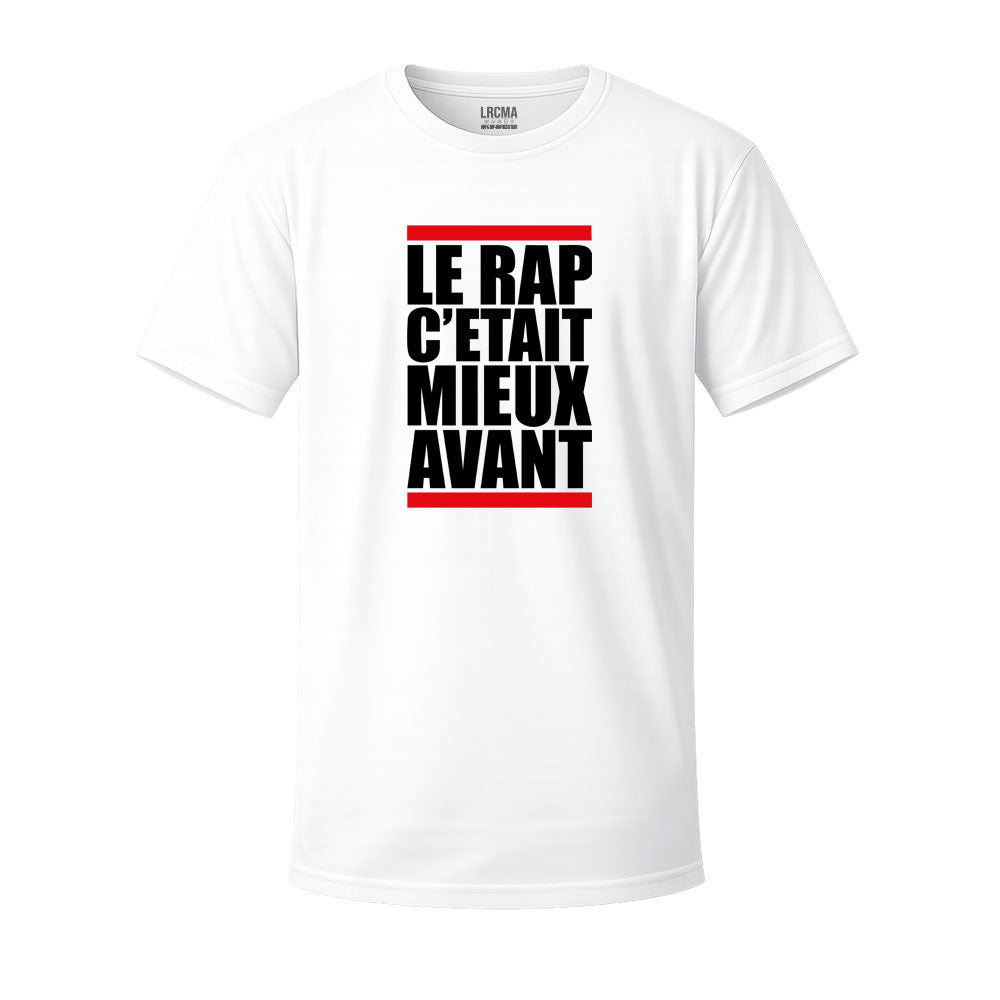 T-shirt blanc CLASSIC RAP - LRCMA
