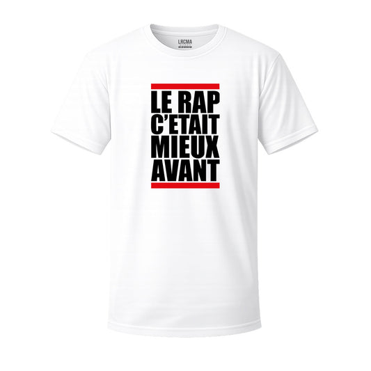T-shirt blanc CLASSIC RAP - LRCMA
