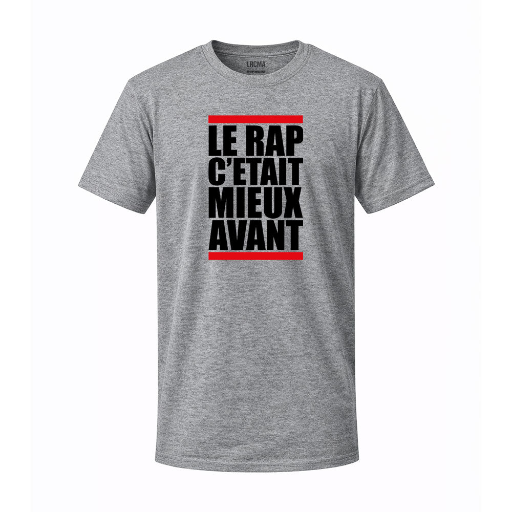 T-shirt gris CLASSIC RAP - LRCMA
