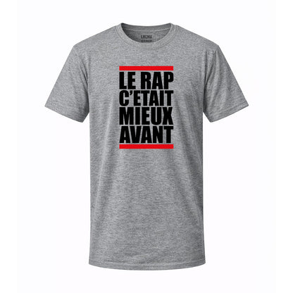 T-shirt gris CLASSIC RAP - LRCMA