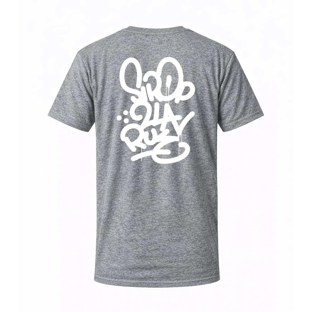 T-shirt gris TAG - SIROP DE LA RUE