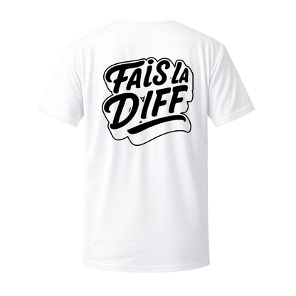 T-shirt blanc ORIGINAL - FAIS LA DIFF