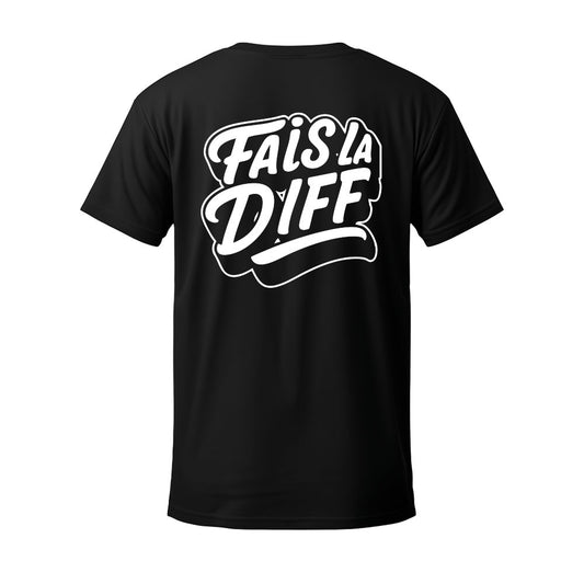 T-shirt noir ORIGINAL - FAIS LA DIFF