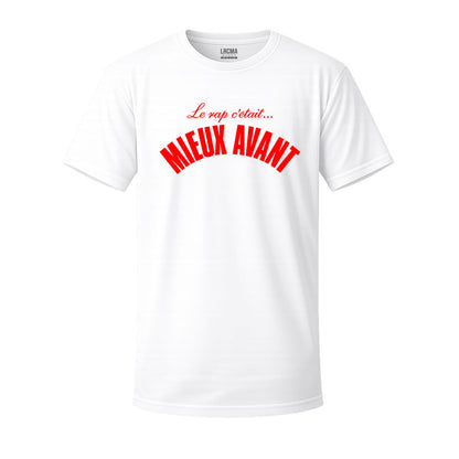 T-shirt blanc THE INFAMOUS RAP rouge - LRCMA