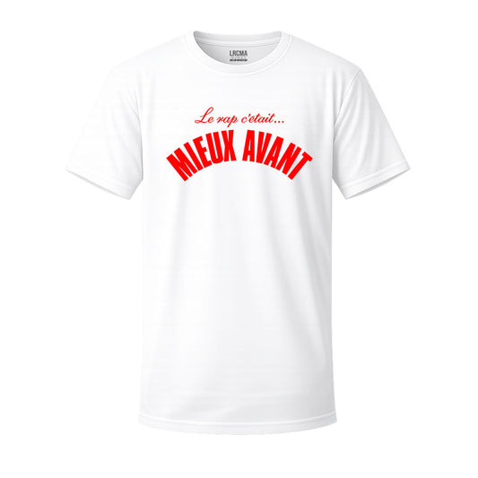 T-shirt blanc THE INFAMOUS RAP rouge - LRCMA